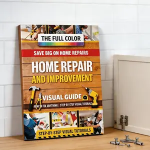 Full Color Home Repair Guide, DIY Tutorials, Smart Fixes, Cost Saving Projects, Home Maintenance, Renovation, Plumbing, Electrical, Carpentry