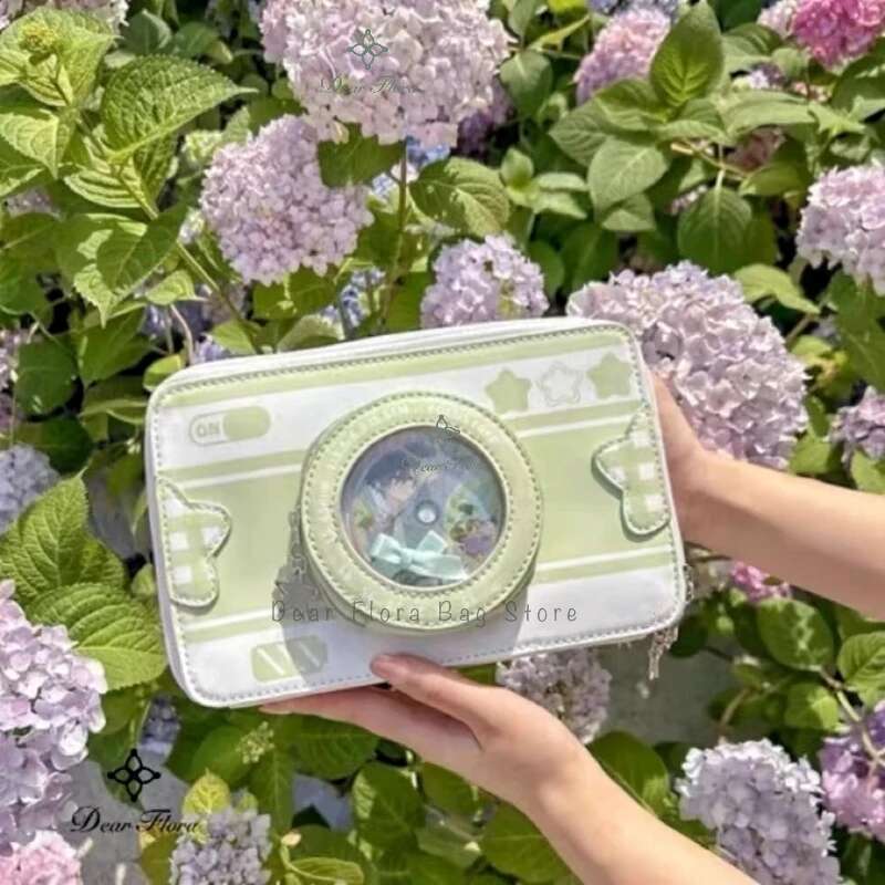 New Design Small Camera Ita Bag Fashionable Cute Girl Transparent DIY Cosplay Shoulder Bags Street Trend Messenger Crossbody Bag