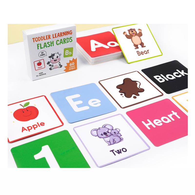 Colorful Design Learning Flash Cards, Flashcards Learning Alphabet, Cartoon Animal Alphabet Shapes, Educational Early Childhood Development, Fun Study Tools for Kids