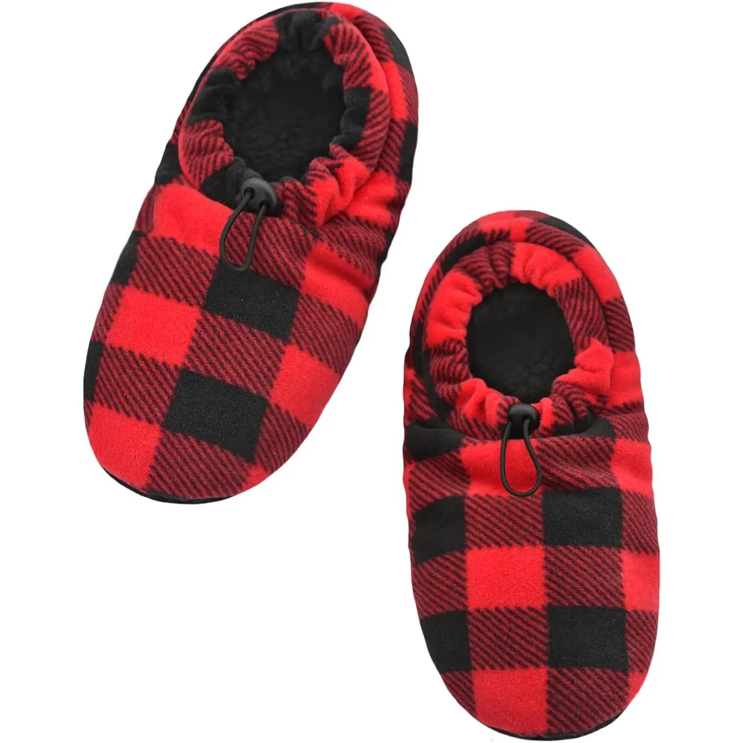Mens Slipper Socks With Non Skid Bottoms, Warm Slipper Socks With Grippers For Men, Fuzzy House Slippers