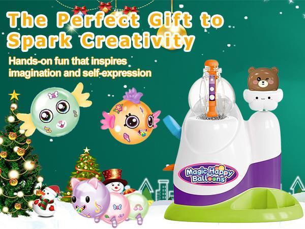 DIY Animal Balloon Maker Craft Kit for Kids | 60 Balloons, 134 Accessories | Magic Sticker Balloon Set, Build Multiple 3D Models | Valentines Day, Birthday & Party Gift for Boys and Girls