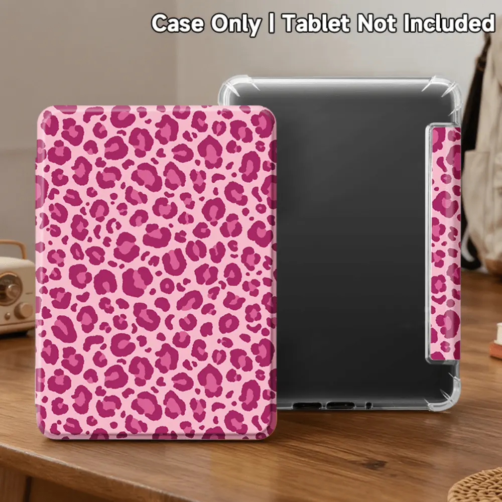 Full Leopard Print E-Reader Case, Smart Flip Cover with Auto Sleep/Wake, Reinforced Corners, Slim & Durable Shell for Kindle Paperwhite 11th(KPW5)/12th(KPW6), Youth Edition 2022/2024, Ideal Christmas Gift