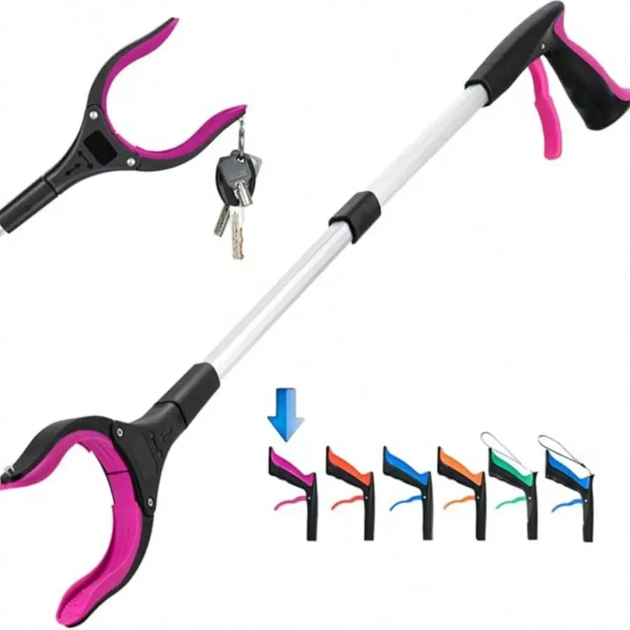 Ultra-Long Foldable Portable Gripper and Reach Tool, Essential Gift for Elderly Pickups, Garbage Handling, Post-Surgery Recovery