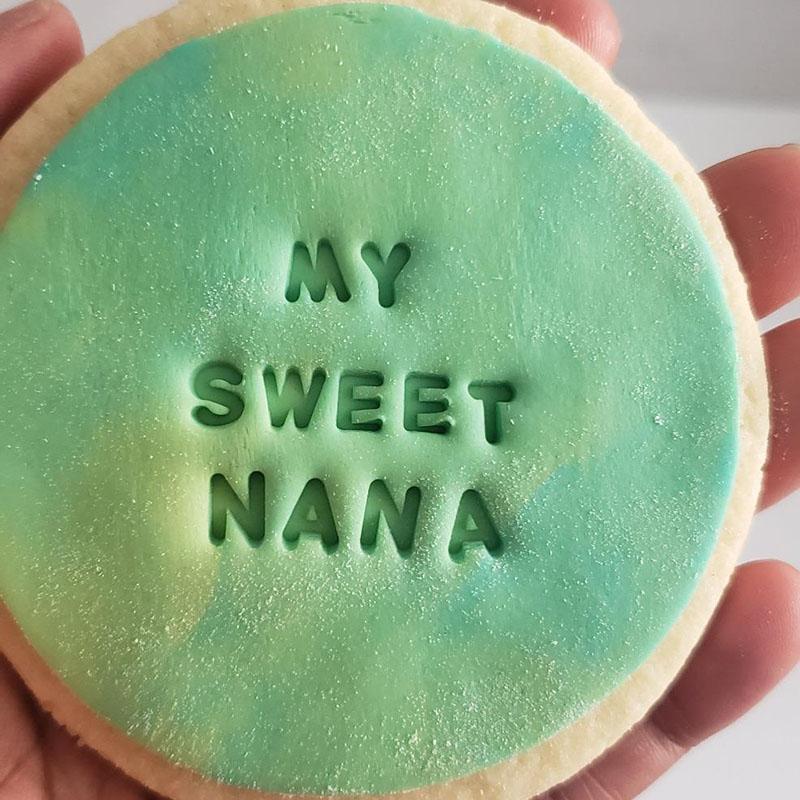 1Set Biscuit Baking Printing Alphabet Number Mold Cookie Cutter Letter Press Stamp Mould Embosser DIY Fondant Cake Tools Decor