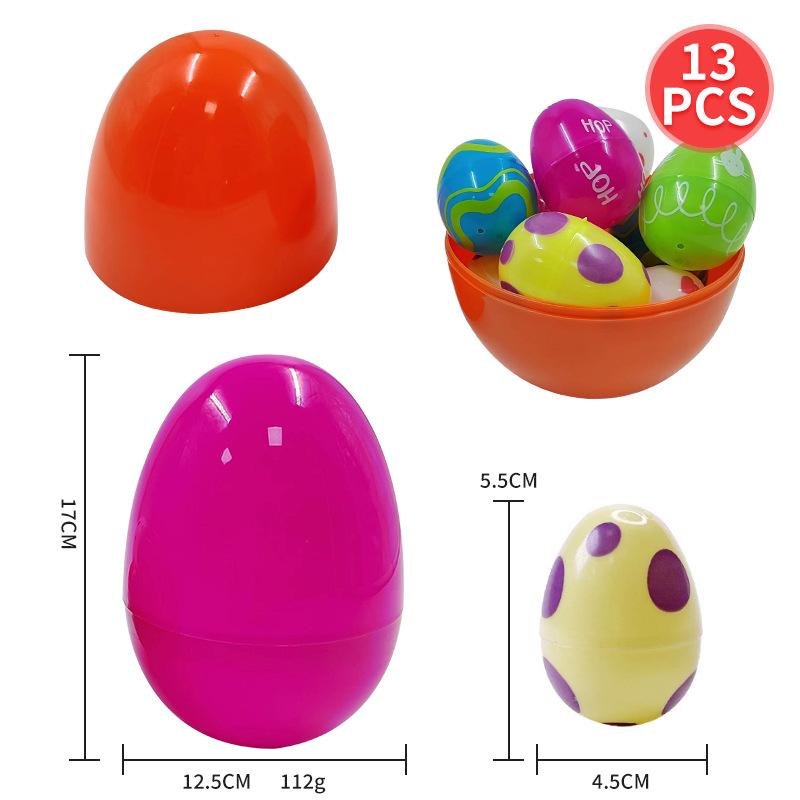 Easter Set DIY Colorful Eggs Cartoon Rabbit Egg Openable Eggshell Party Gift