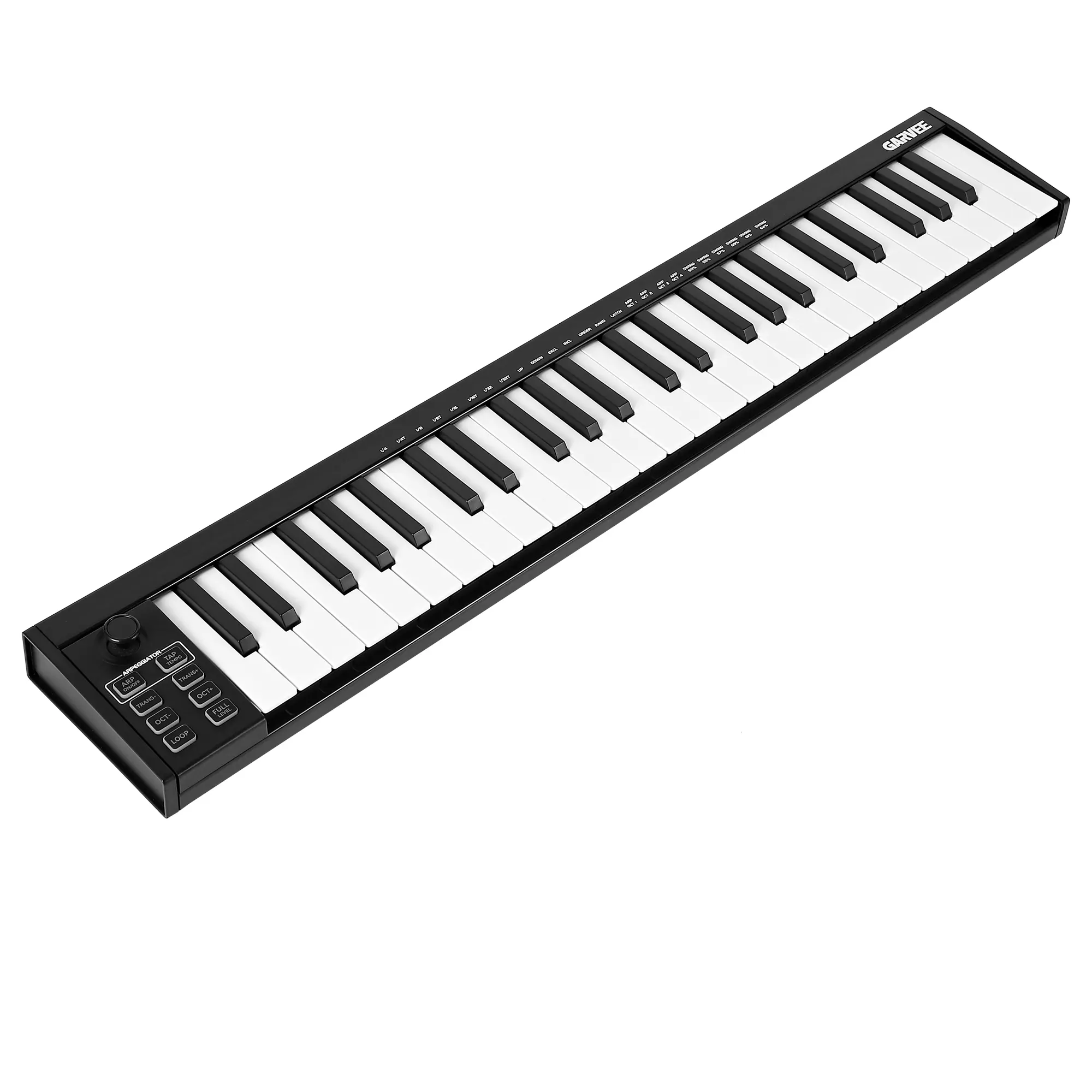 49-Key Portable USB MIDI Keyboard Controller, DAW Integration, Chord & Scale Modes, 8 Drum Pads, Arpeggiator, OLED Display, Perfect for Music Production