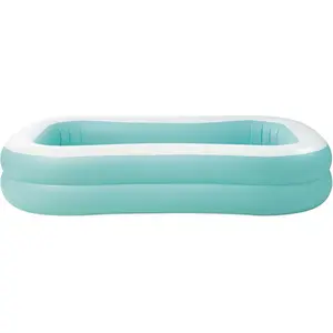 90" x 60" x 19" Swim Center Inflatable Family Pool |     159 Gallon Rectangular Swimming Pool |     Durable Portable Pool for Kids Adults |     Backyard Summer Outdoor Water Fun   pool floats