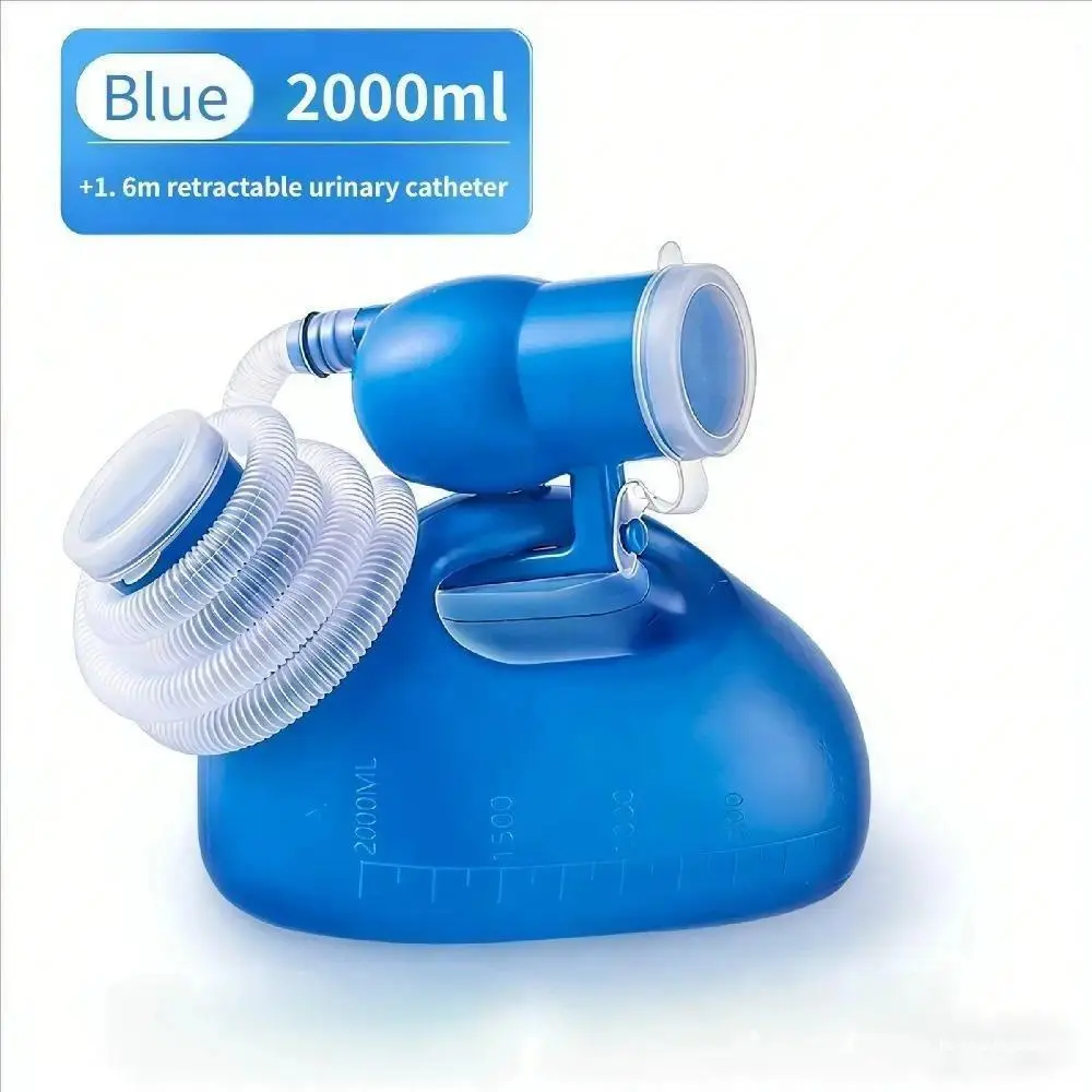 2000ml Portable Leak-Proof Urinal with Extendable Tube