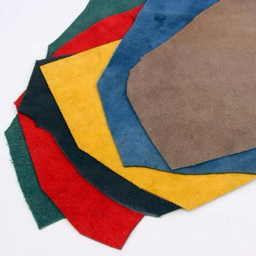 Diverse Color 1LB Leather Offcuts | Sturdy & Durable Top Grain Cowhide | Usable Sizes 15–40cm No Waste | Assorted Textures for Creative DIY Leathercraft(Random Mix: Crazy Horse ,Oil Wax, Suede, Waxy Pull-Up, Litchi, Full Grain & Vegetable Tanned Leather)