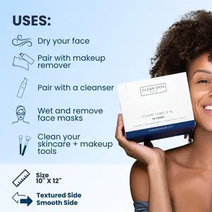 Sensitive Skin Care Disposable Cleansing Cloths, Dermatologist Recommended, 3 Boxes, 150 Pieces, Large Capacity, Gentle on Skin