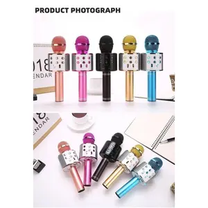Karaoke Microphone for Kids & Adults  Bluetooth Singing Mic Echo Effect, Built-in Speaker Portable for Party Travel Gifts