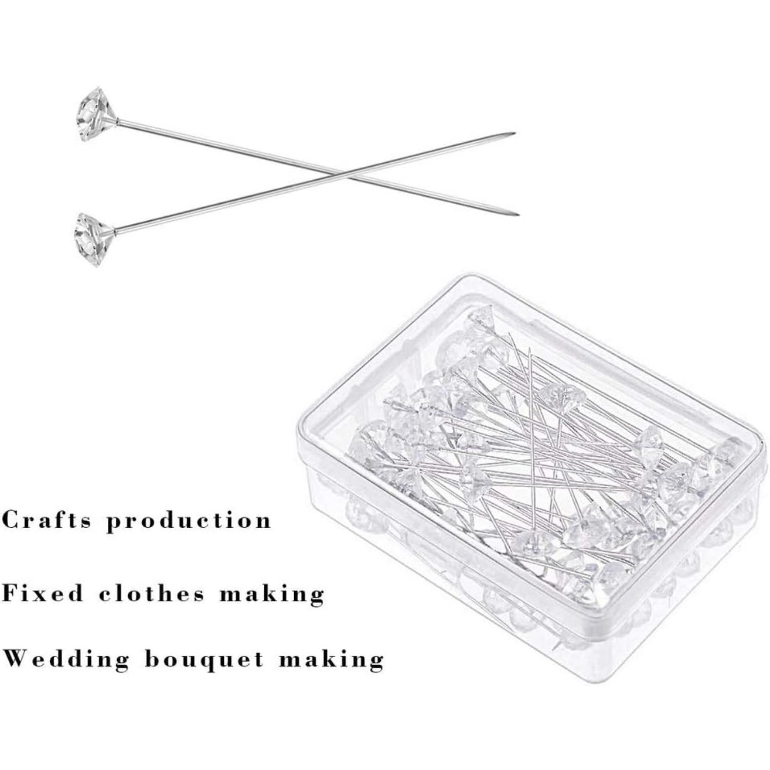 400Pack Sewing Pins Straight Pin for Fabric, Pearlized Ball Head Quilting Pins Long 2.5inch, Stick Pin for Dressmaker, Jewelry DIY Decoration, Craft and Sewing Project - Tools & Hardware.