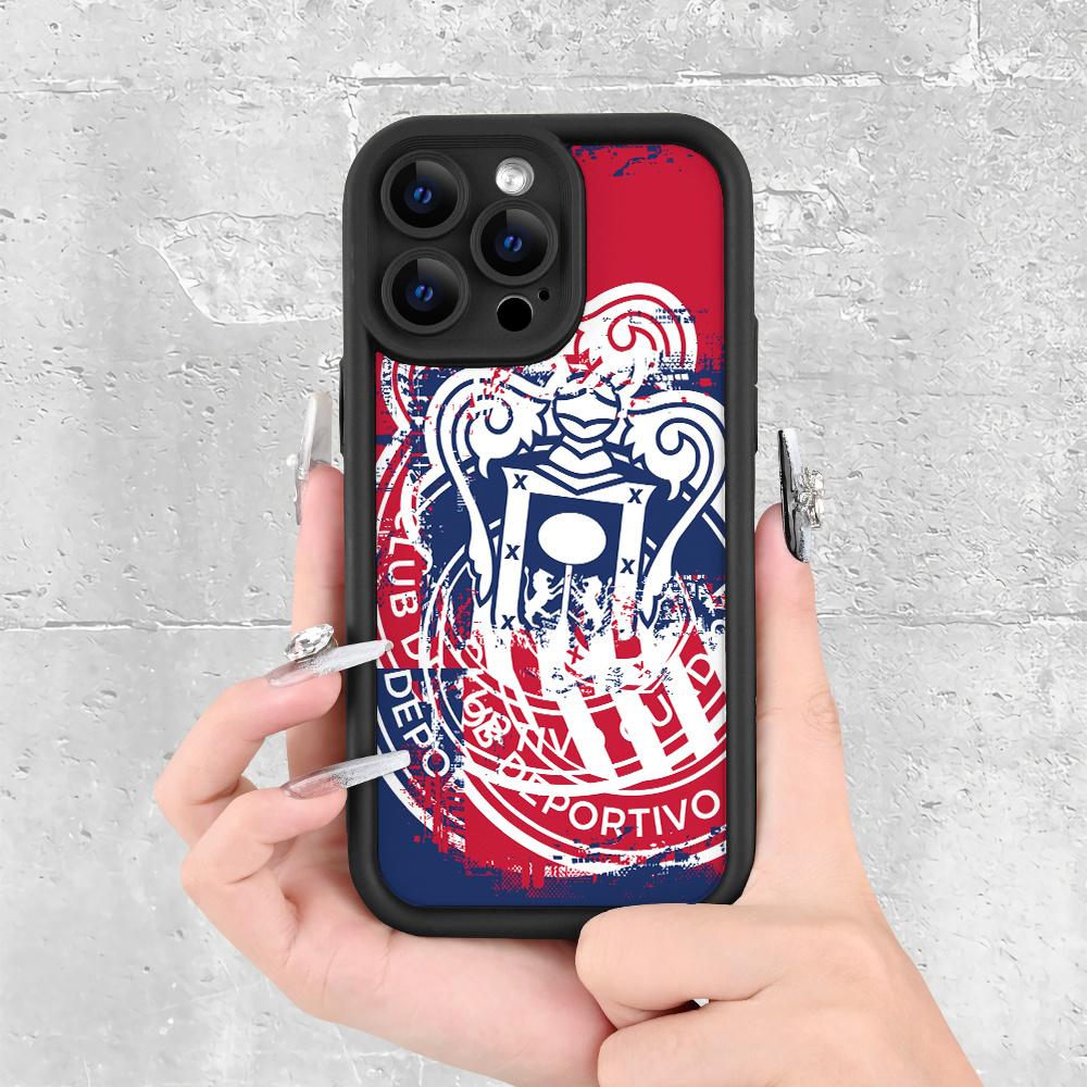Mexican-Style Club Badge Art iphone Case.Camera Protection, Shock Resistance, And a Non-Slip Matte End. This Lightweight Luxury Design Features UV Printing And Is Compatible with iPhone 17 E Air Pro ProMax iPhone16 15 14 Plus 13 12 Mini 11 X XS XR