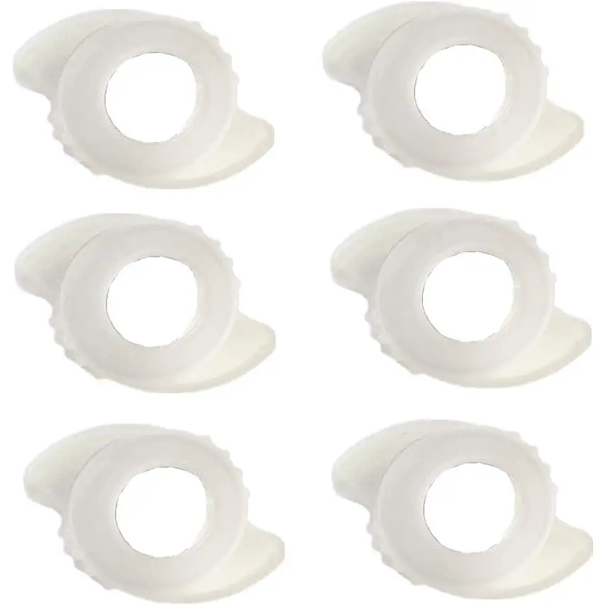 6Pcs(3" W x 2" D) Silicone Door Knob Grips Anti-Static Door Knob Cover with Glow Inserts Silicone Doorknob Bumper Grips Helps Elderly Open Doors Easily