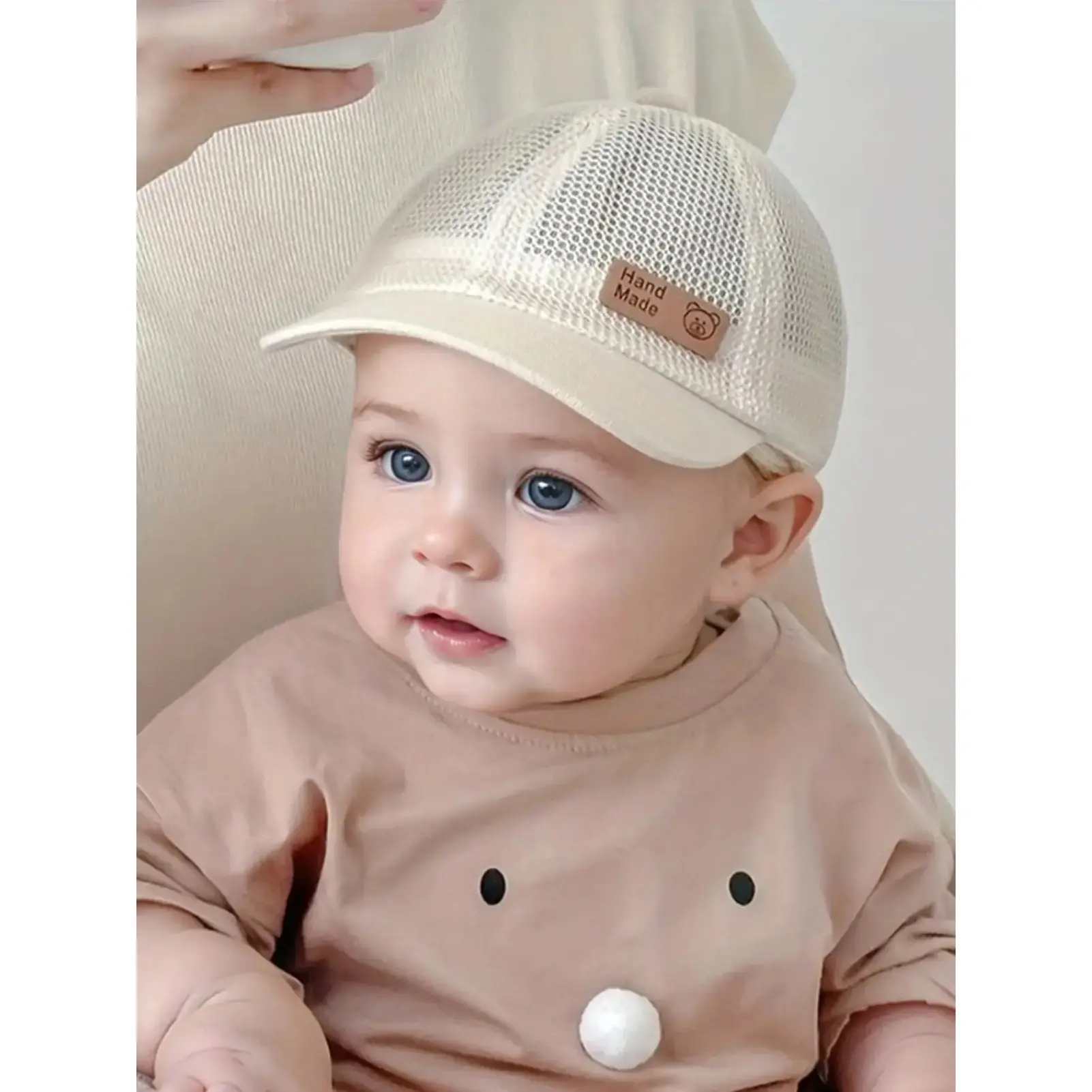 Sun Protection Baseball Cap, Summer Breathable Mesh Hat for 6–24 Months, Cute Sun Hat for Outdoor Travel, Beach, Party & Daily Wear UV Protection Cap summerwins