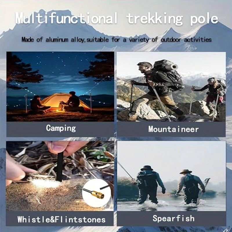 7-in-1 Tactical Hiking Cane - Retractable Foldable Multi-Tool with Camouflage Carrying Case, Compass, Firestarter, Saw Blade, Screwdrivers & Pliers - Premium Outdoor Survival Gear for Hiking, Camping, Emergencies, Camping Essentials, Ergonomic Handle, 7-in-1 Tactical Hiking Cane - Retractable Foldable Multi-Tool with Camouflage Carrying Case, Compass, Firestarter, Saw Blade, Screwdrivers & Pliers - Premium Outdoor Survival Gear for Hiking, Camping, Emergencies, Camping Essentials, Ergonomic Handle,