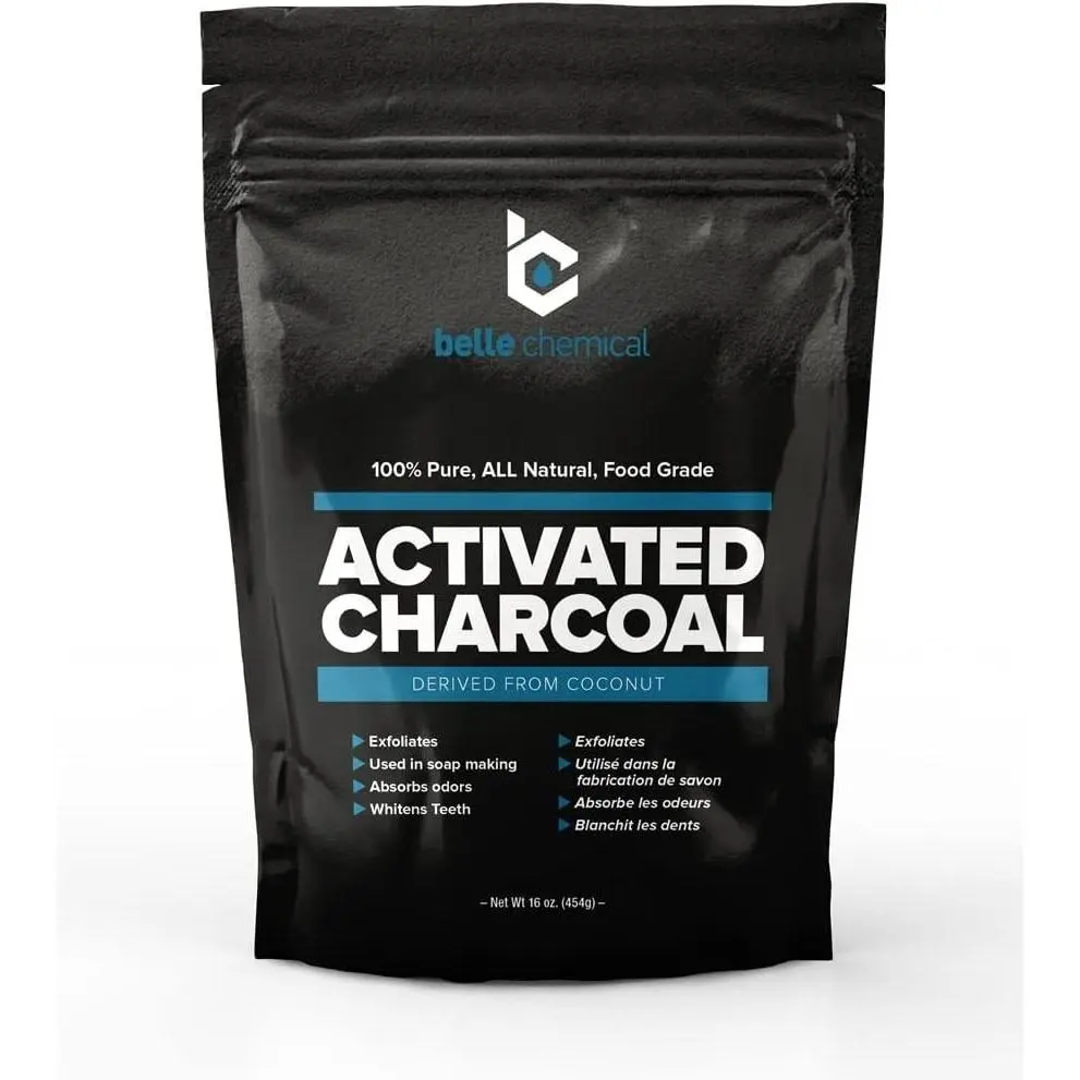 (1LB) Organic Coconut Activated Charcoal Powder - Food Grade, Kosher - Teeth Whitening, Facial Scrub, Soap Making (1 Ounce to 5 pounds (1 Pound)