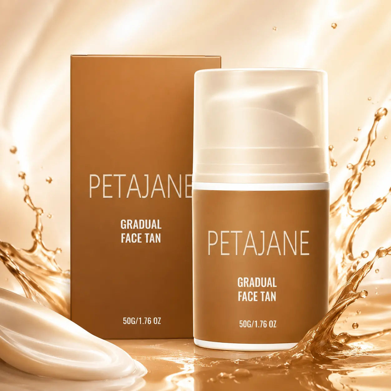 AMZ Facial Darkening Cream - Chocolate Bronze Skin Tone - Gentle, Smooth, Transparent, Moist - Suitable For Daily Use Throughout The Year