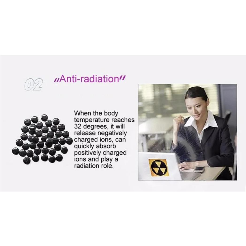 Men Women's Ceramic Bracelet, Health Energy Hematite Bracelet, Gold Tone AAA Cubic Zirconia Wrist Chain for Ladies