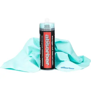 the Absorber® XXL 32-Inch x 20-Inch Synthetic  Drying Chamois Cloth for , , &  - Super Absorbent, Scratch-Free and Washable ()