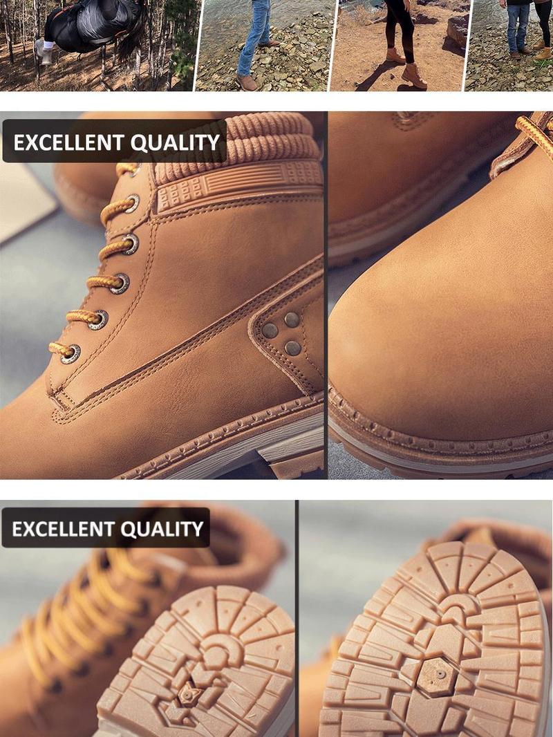 Athlefit Women's Work Waterproof Hiking Combat Boots Lace up Low Heel Booties Ankle Boots Athlefit Women's Work Waterproof Hiking Combat Boots Lace up Low Heel Booties Ankle Boots