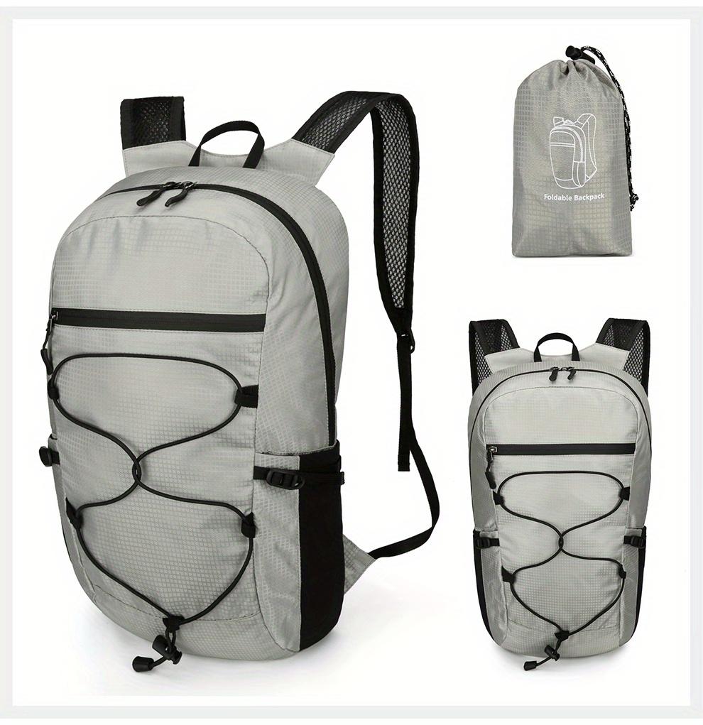 Ultra-Lightweight Foldable Backpack, Compact And Portable Outdoor Sports Backpack, Suitable for Hiking, Cycling, Travel, Business Trips, Commuting, And Fitness, Featuring Shock-Absorbing Breathable Shoulder Straps And Quick Folding for Easy