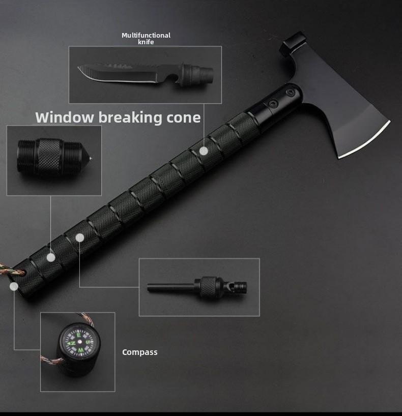 Outdoor Tactical Hammer Axe Multi - purpose Camping Gear Survival Tool for Hiking Car
