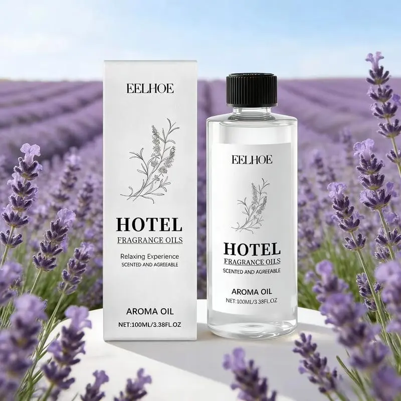 Hotel Scented Oil Supplement Inspired by Ritz-Carlton Hotel, 100ML Lemon Lavender Wood Notes, Ultrasonic & Waterless Diffusers, Fruit Floral Scent, Aroma Diffuser Oil, Home Fragrance Products