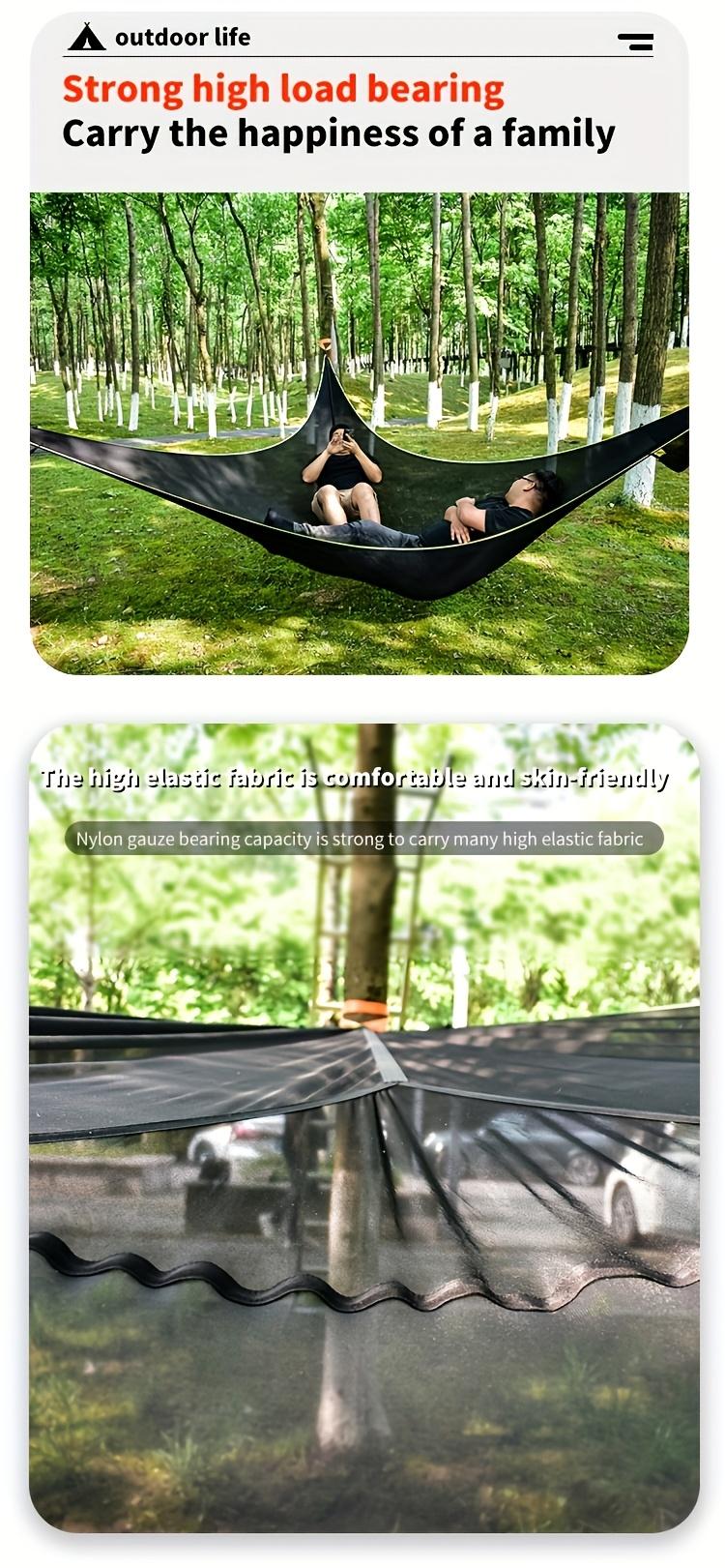 NEW Large Treehouse Hammock Tent for Multiple People!Multi-Use Camping Swing with Net - Perfect for Outdoor Relaxation & Adventure
