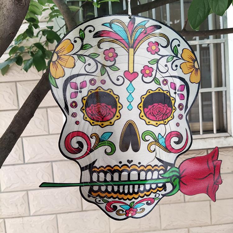 3D Rotating Wind Spinner With Mandala Butterfly Pattern, Metal Art Craft Decor, Dynamic Spinning Design, Suitable For Outdoor Yard Garden Patio And Home Hanging Decoration