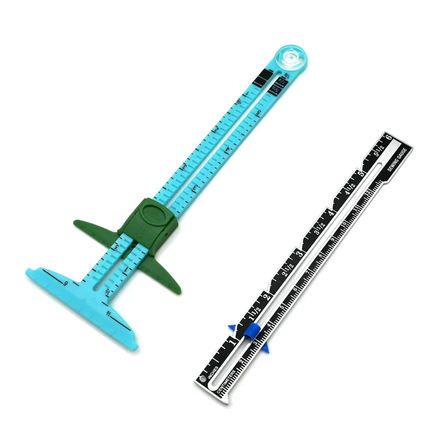 5-in-1 Sliding Gauge Sewing Measuring Tool Ruler
