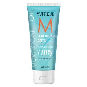 Yuitikue Moroccan Oil Curl Defining Balm, Suitable for All Hair Types, Moisturizing and Smoothing, Controls Frizz, 100g