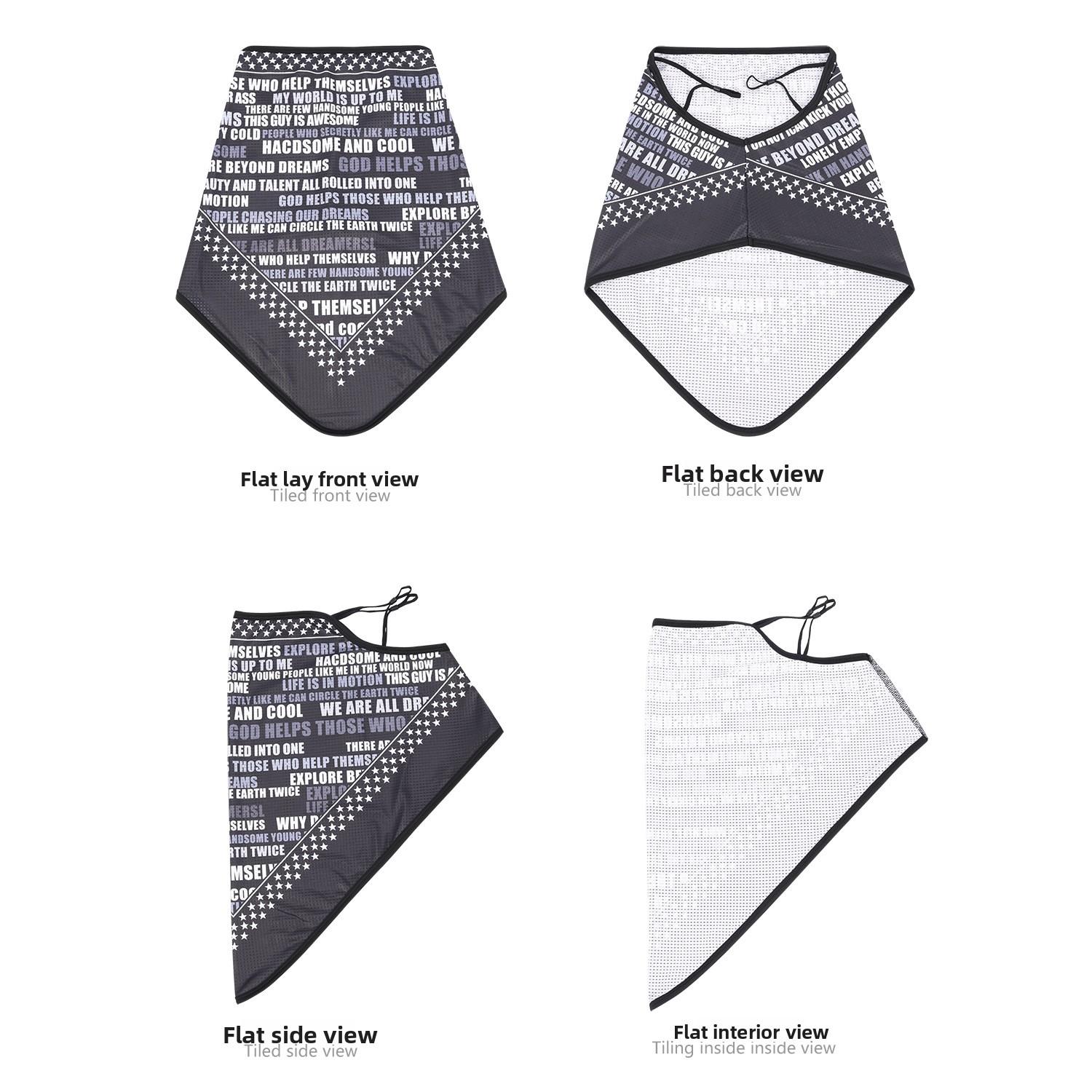 Adjustable Extended Ear-Loop Face Mask – Unisex Outdoor Sports Cycling Neck Gaiter, UV Protection Breathable Mesh Ice Silk Neck Scarf