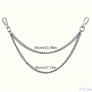 Jean Chains for Women Men Chain for Pants Wallet Chains with Lobster Clasps Silver Waist Chain Unisex Biker Style Hip Hop Gifts