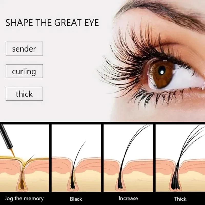 7 - Day Lash Transformation! Fast Growth Serum for Natural, Thick & Curling Lashe