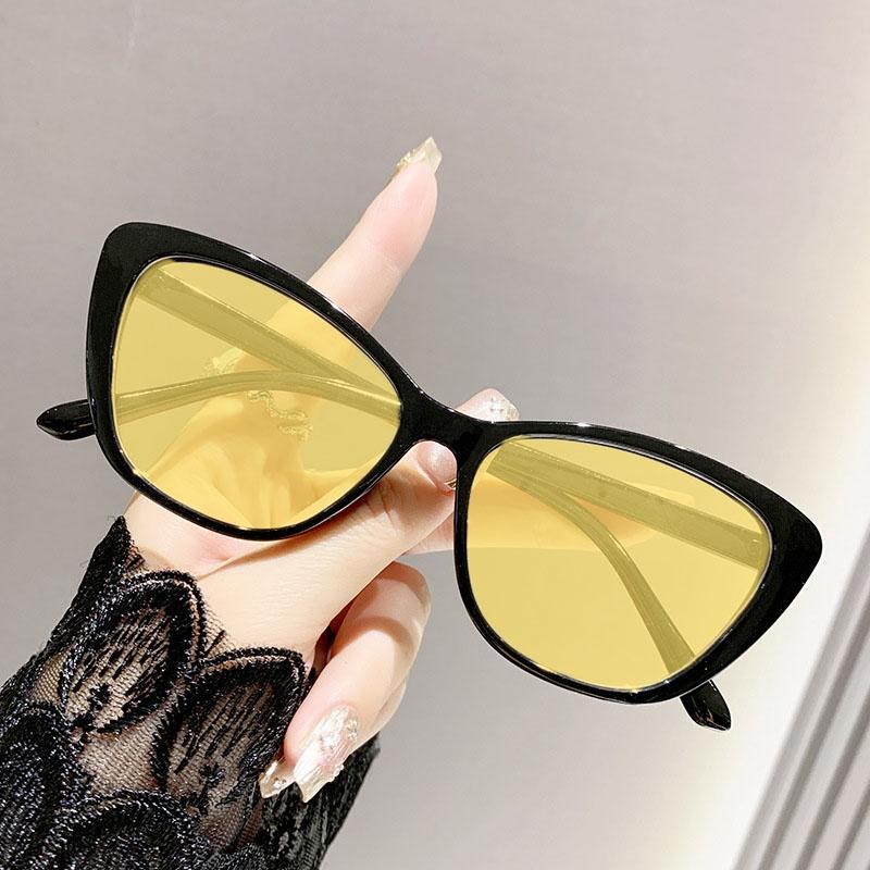 Men Women Trendy Night Vision Myopia Glasses Unisex Anti-glare Ultralight Near Sight Eyewear Fashion Yellow Lens Driving Glasses