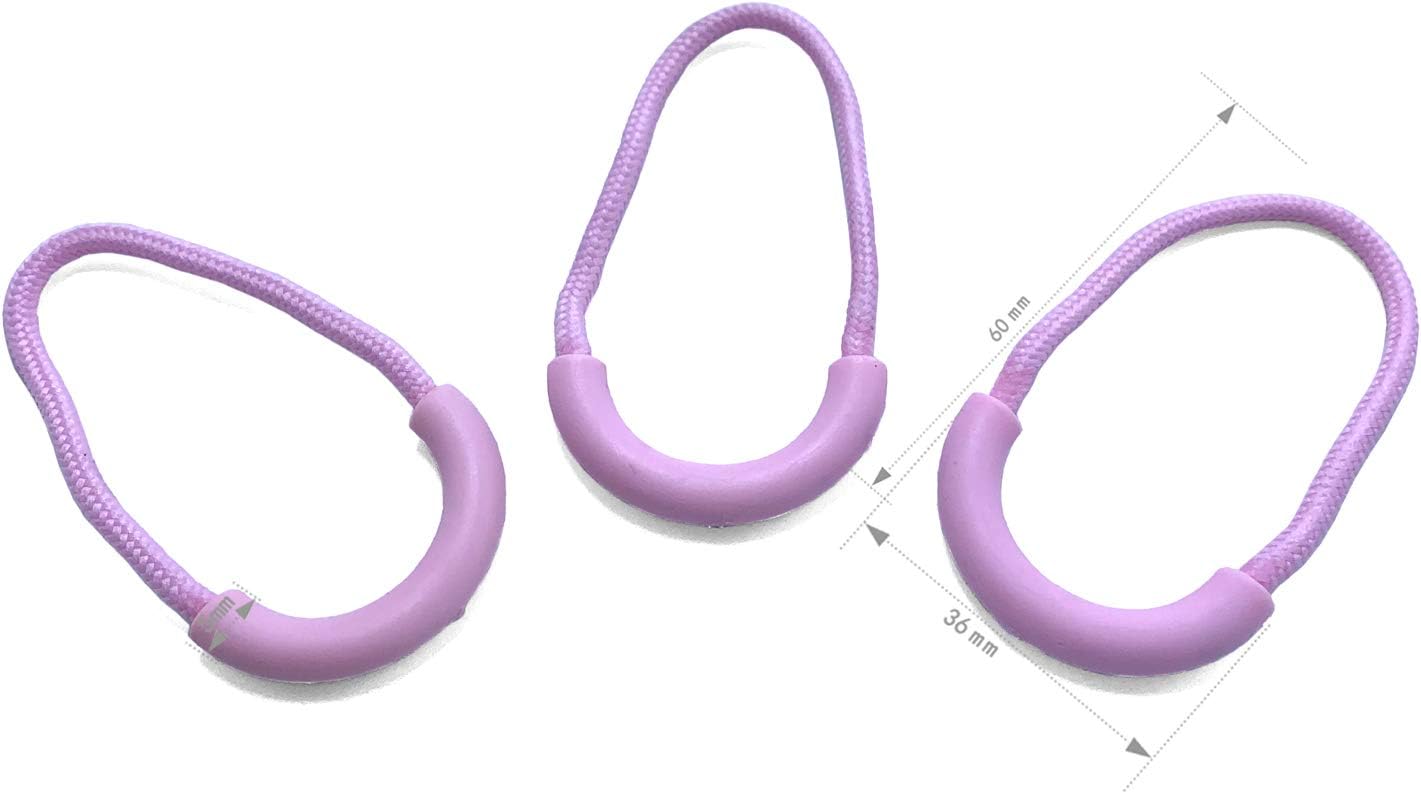 10 count U Shape Nylon Zipper Pull,Replacement Zipper Tab Durable  Zipper Pull for Backpacks