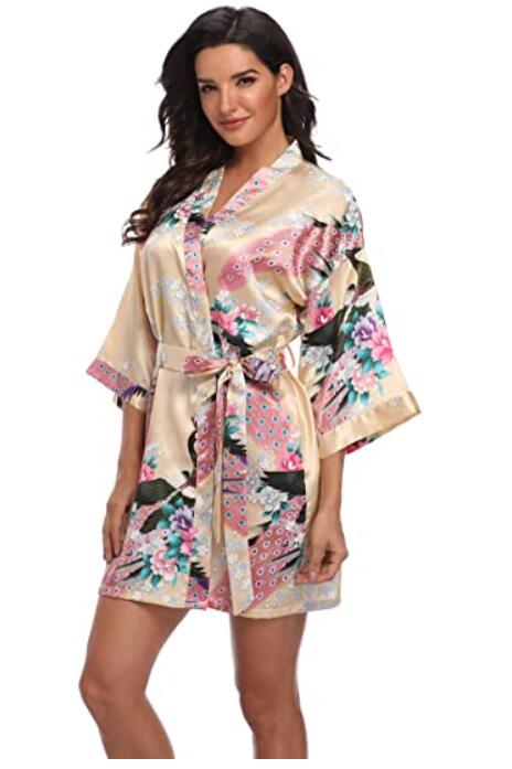 Rayon Robes Women Nightwear Flower Home Clothes Intimate Lingerie Casual Kimono Bath Gown Lady Night Dress Oversize 3XL