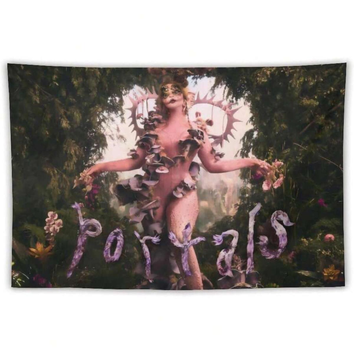 Music Martinez Tapestry - Melanie Album Cover Wall Art For Bedroom, College Dorm, And Home Decor - Decorative Hanging Banner Flag Poster room