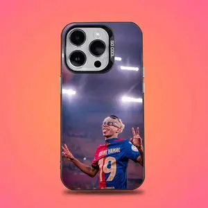 L-Lamine Yamal Phone Case for iPhone 17,16,15,14,13,12,11,Pro,Max,Plus Phone Cover Anti Fall Black Matte Hard Bumper