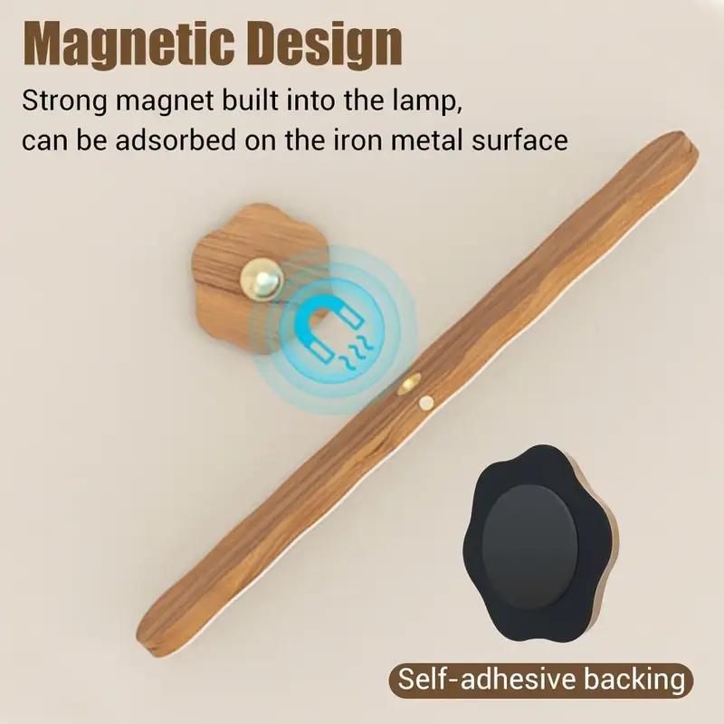 Adjustable LED Display Modern Mood Lighting, LED Ambient Light, Wireless Art Picture Lamp, Interior LED Lights, USB Rechargeable Touch Switch Magnetic Wall Mount, Ideal for Paintings & Portraits, Adjustable Lights