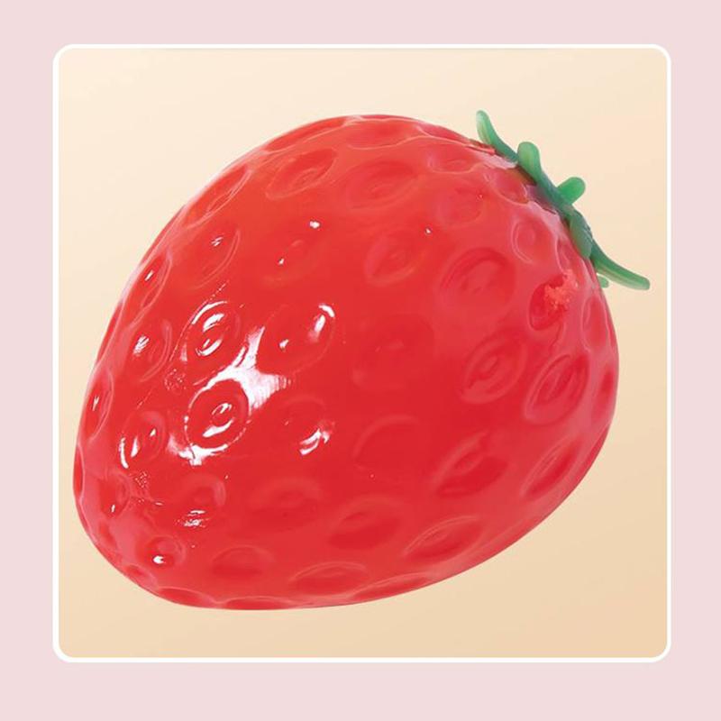 Creative Anti Stress Ball Abreact Squeeze Pinch Water Ball Stress Relief Toys Imitation Egg Tomato Squishy Fidgets Vent Toys