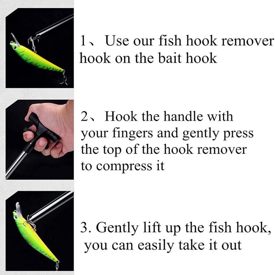 T-shaped Fish Hook Remover, 1 Count Easy Fish Hook Remover, Multifunctional Blind Piercing Sea Fishing Hook Remover, Fishing Gear Accessories, Fishing Tackle
