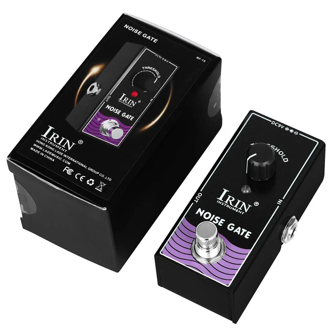 IRIN RF-15 Noise Gate Effect Pedal, High-Quality Noise Reduction for Musicians, mini noise gate suppressor pedal Essential Gear for Superior Sound Performance