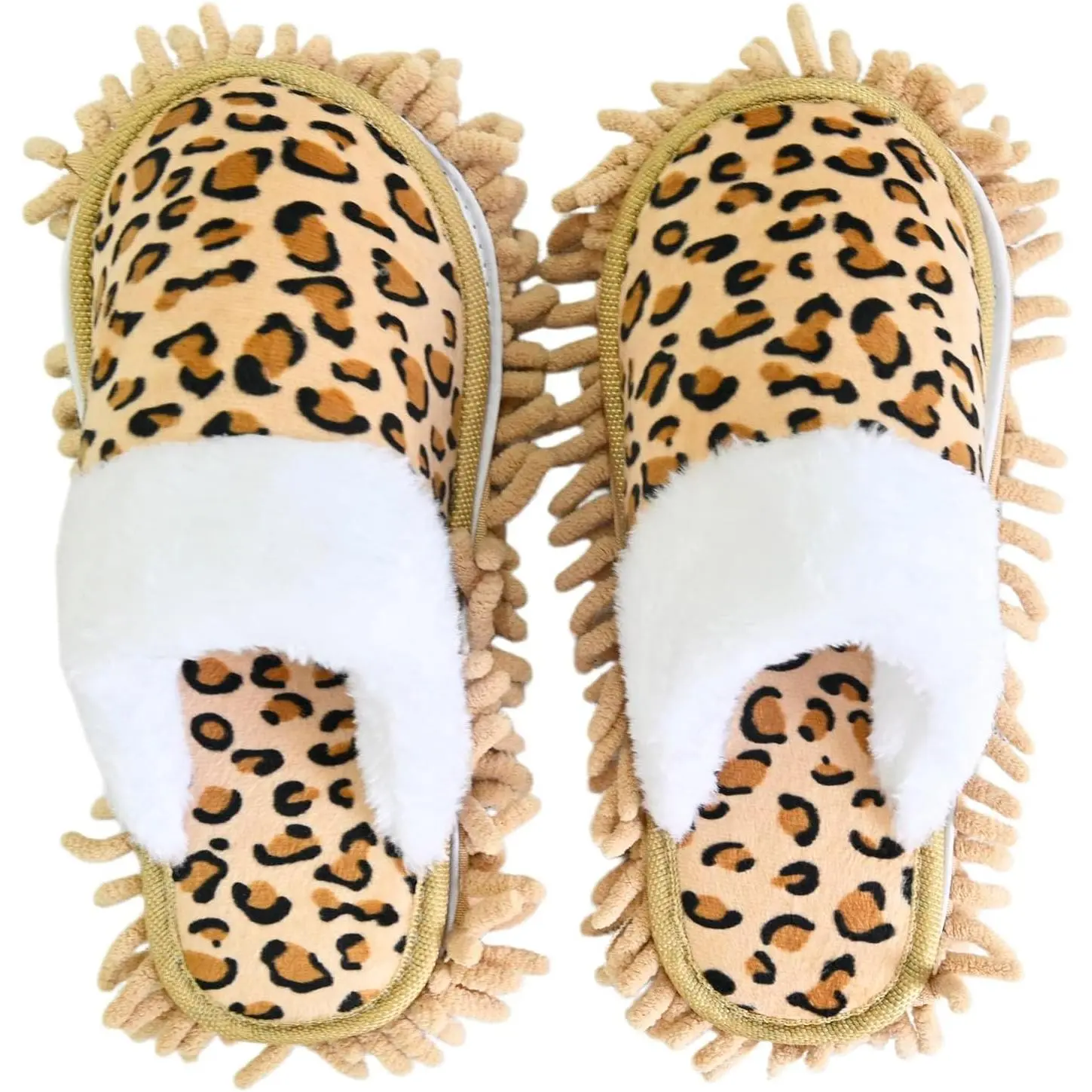 Microfiber Mop Slippers Washable  Floor Cleaning Slippers Detachable Dusting Mop Shoes Non‑Slip Cleaning Shoe House Kitchen Hardwood Tile Floors( Women 5.5–9 / Men 6–7)