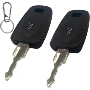 2 Keys Compatible with 007 Key Master Luggage Keys,Luggage Suitcase Password Locks Key