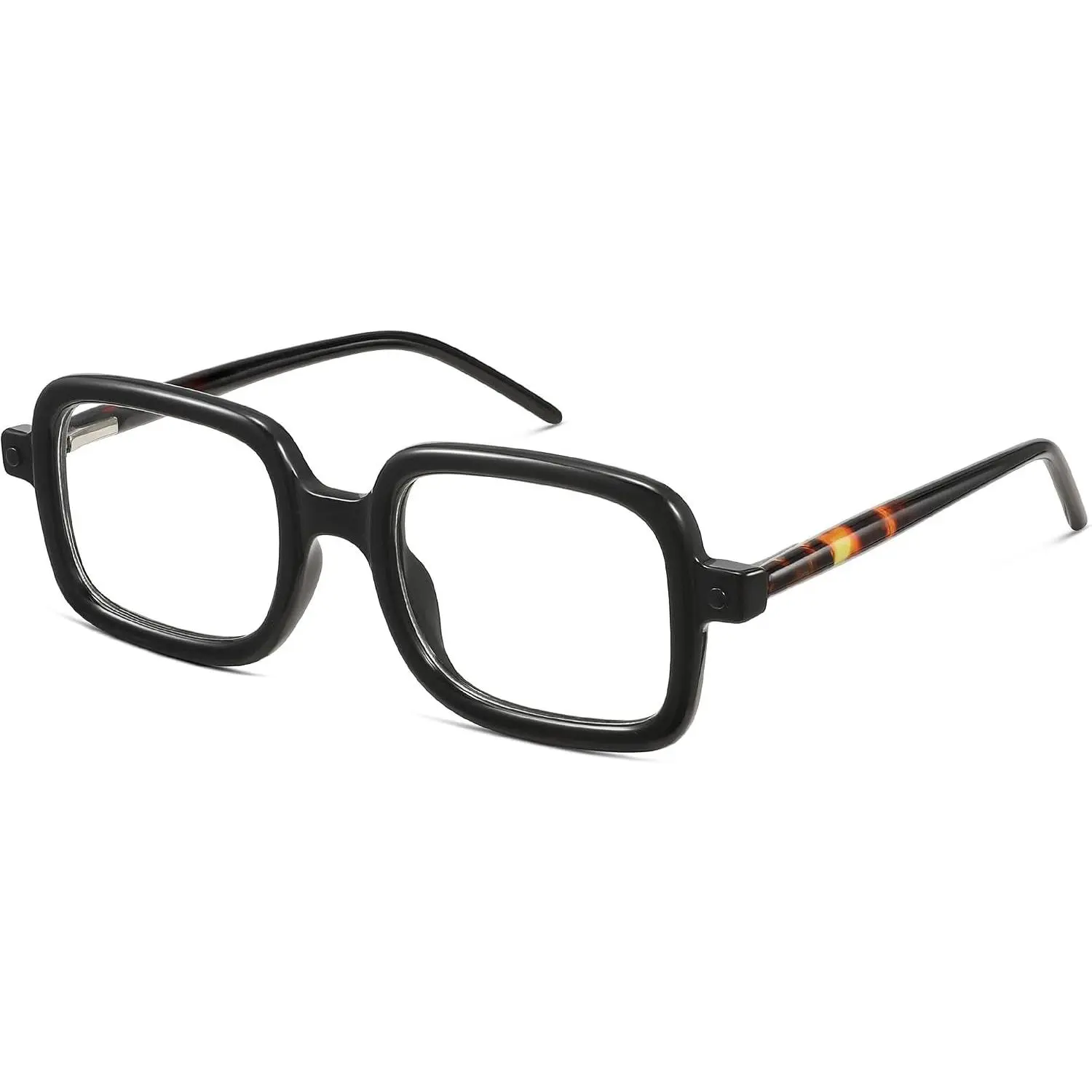 Blue Light Glasses for Woman,Trendy Square  Gaming Eyeglasses Anti UV Ray Eyewear