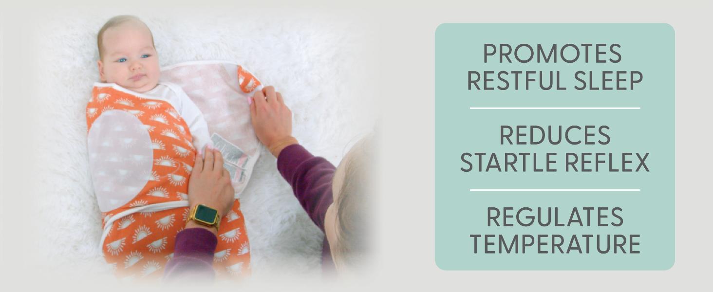 Baby Swaddle Blankets Set of 3 - Baby Sleep Sack for Newborn, Newborns Sack 0-3, 3-6 Month Swaddles, Soft & Breathable Cotton - Desert Safari (S/M)