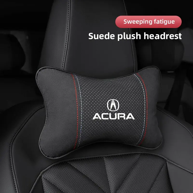 Car Headrest Neck Support Seat Lumbar Cushion Neck Pillow Car Accessories For Acura ADX RDX ZDX Integra NSX MDX TLX CDX ILX RLX TL RL