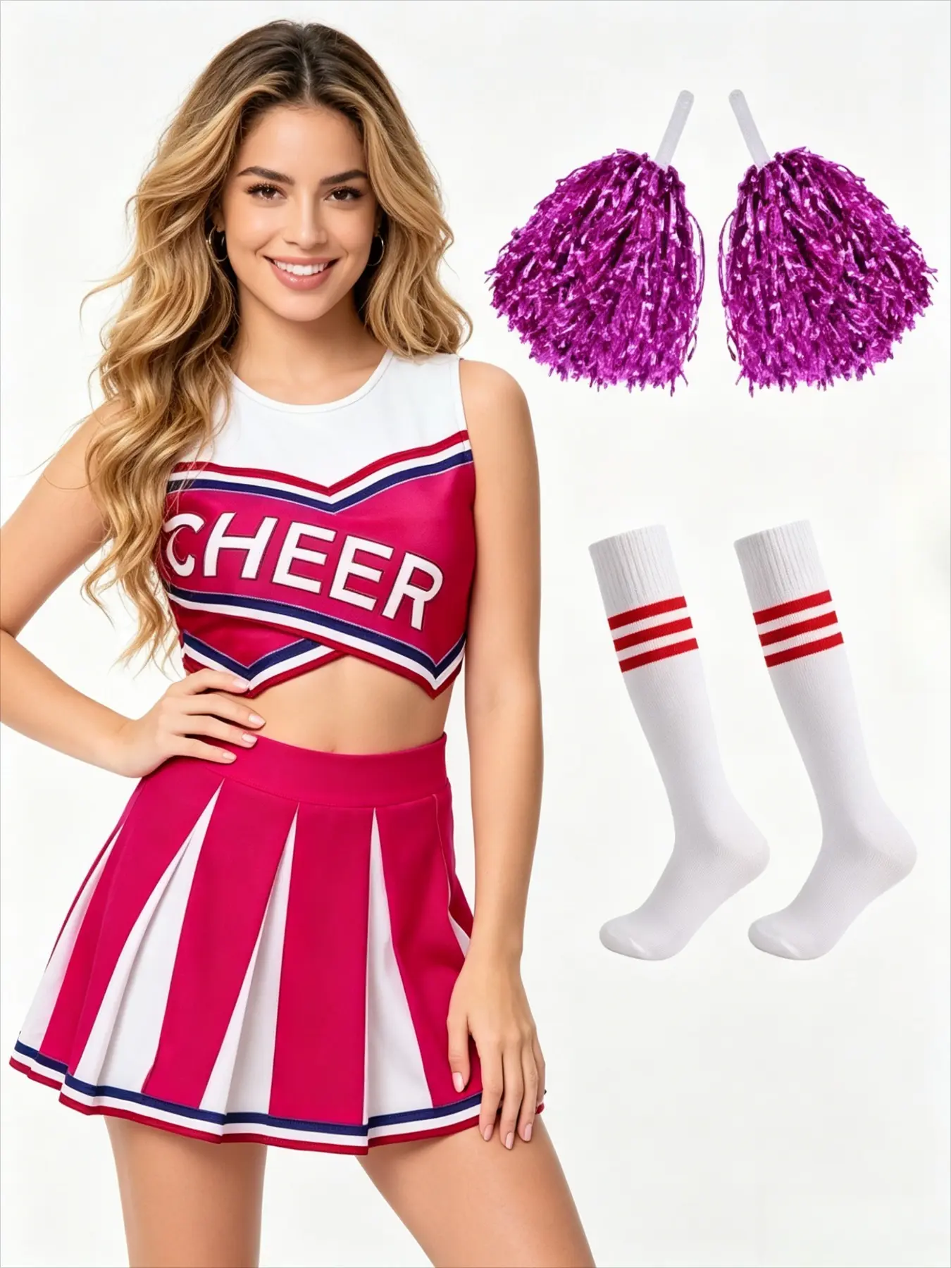 Sports Meeting Cheerleader Costumes Group Cheer Outfits Cheerleading Stage Wear Clothes
